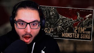 The Monster Song - KGF Chapter 2 | REACTION