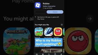 why is my Roblox not updating?😭 #roblox #robloxyt