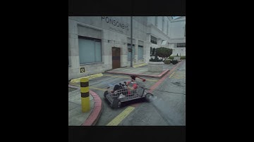GTA 5 drift with Shopping Cart XD | Fivem | fun car mod. #shorts