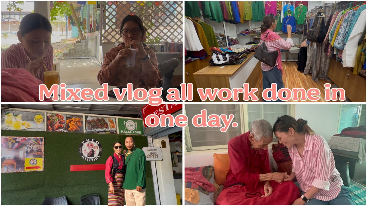 MIXED VLOG||BYLAKUPPE||SHOPPING||POPO KICHEN#tibetanyoutuber #tibetanvloger #viral #shopping #love 