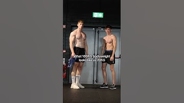 What 100KG vs 70KG bodyweight looks like