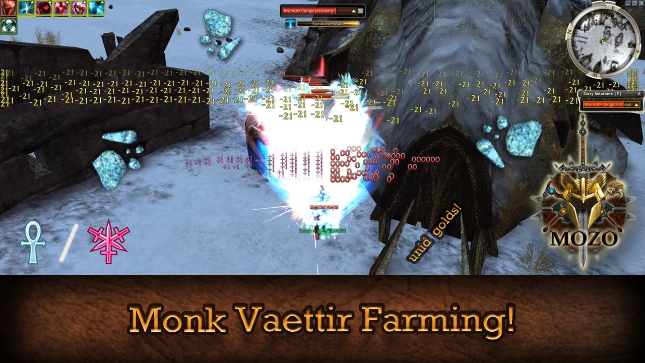 Vaettir Farm - Guild Wars Monk Farm Mo/A - HM
