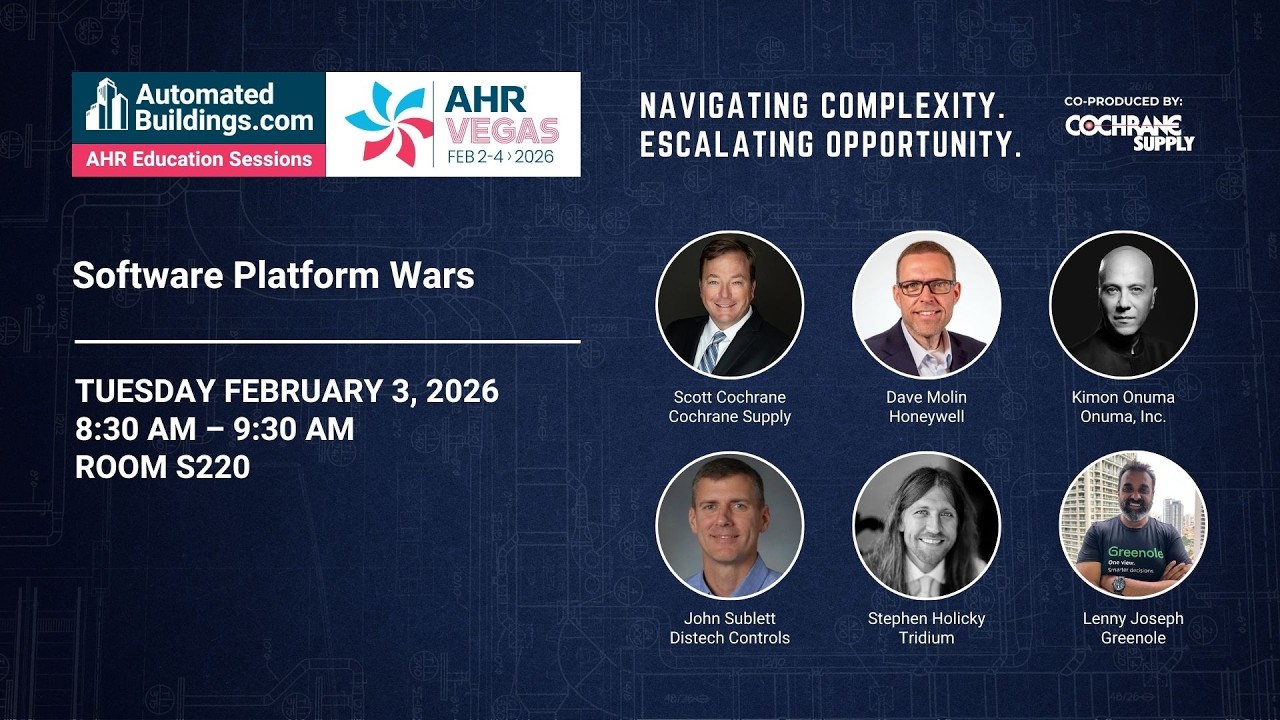 AutomatedBuildings.com | AHR Vegas 2026 | Software Platform Wars
