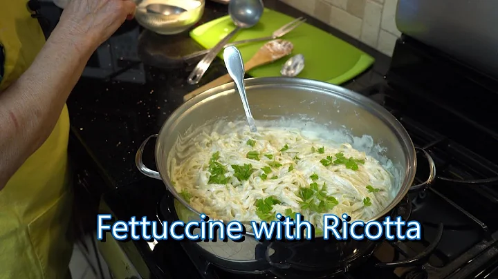 Italian Grandma Makes Fettuccine with Ricotta