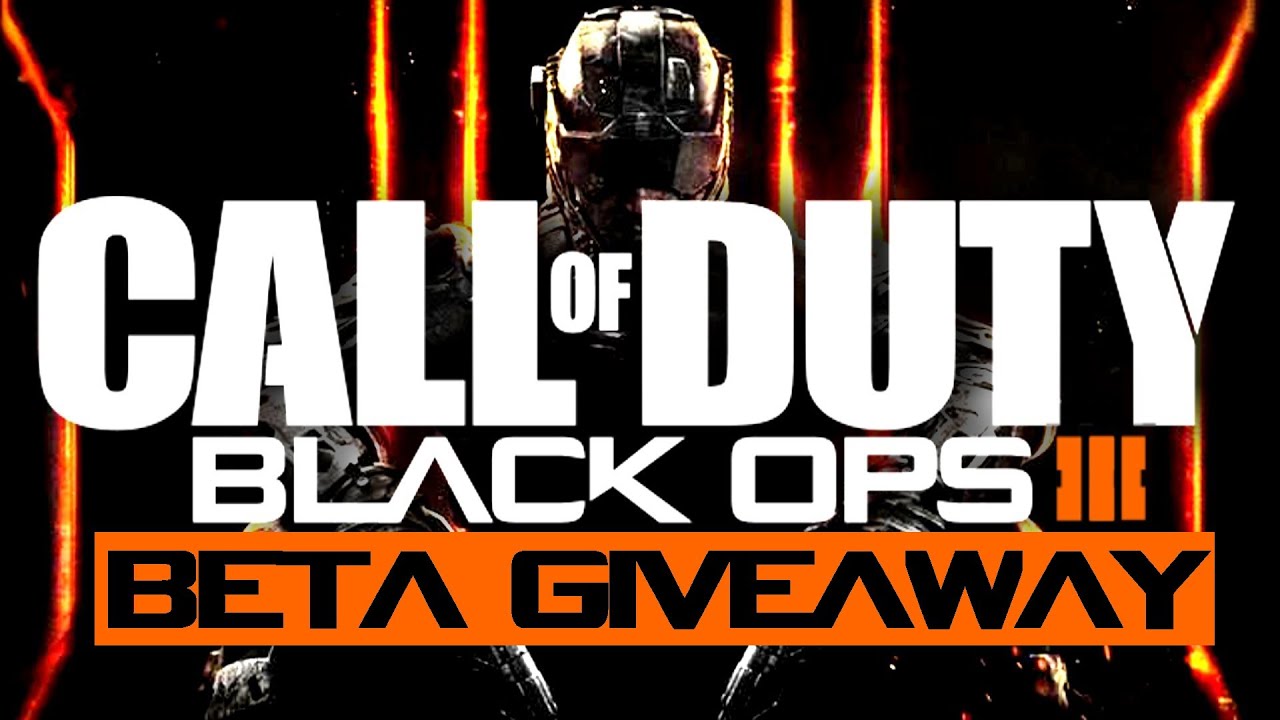 Black ops 3 Beta Code Give away. On screen