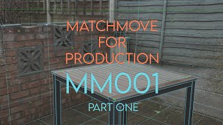 3DEqualizer - Matchmove For Production - Camera Tracking - MM001 - Part One