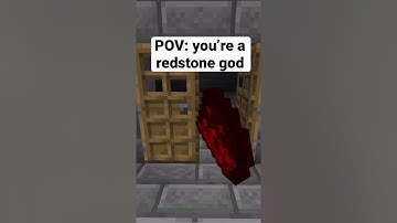 POV: you’re a redstone god