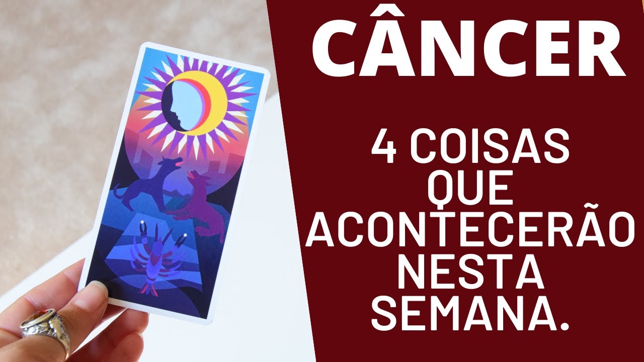 CÂNCER♋| 4 REVELAÇÕES PARA ESTA SEMANA! ( HORÓSCOPO/TAROT).
