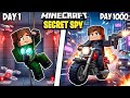 I Survived 1000 Days as a SECRET SPY in Minecraft