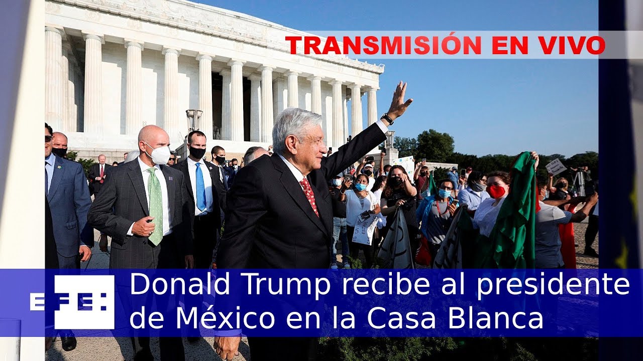 Donald Trump recibe al presidente de México en la Casa Blanca - YouTube