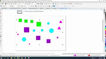 Corel Draw Tips & Tricks Select an Item with NUMBERS PART 2