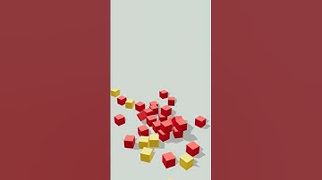 French Fries Explosion - Voxel Block Collapse Animation