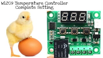 W1209 Temperature Controller Setting In Urdu/Hindi