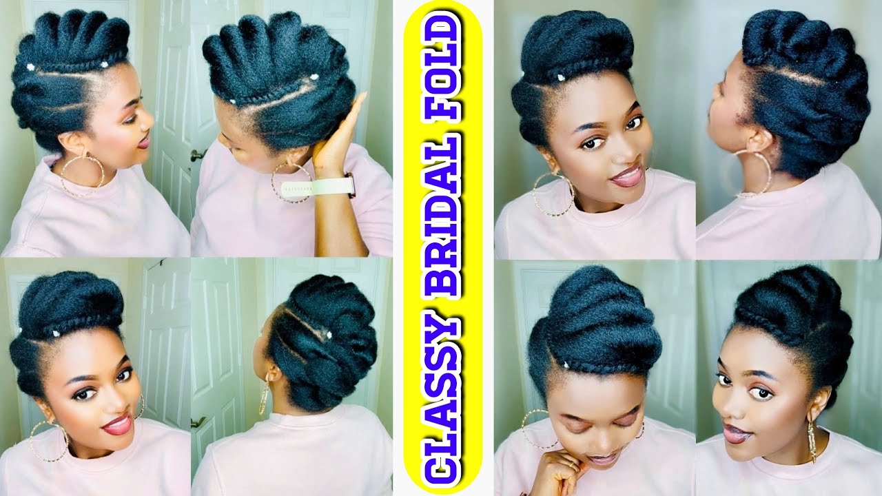 Элегантная прическа с локонами на натуральных волосах типа 4C | Изысканный свадебный и классическ...