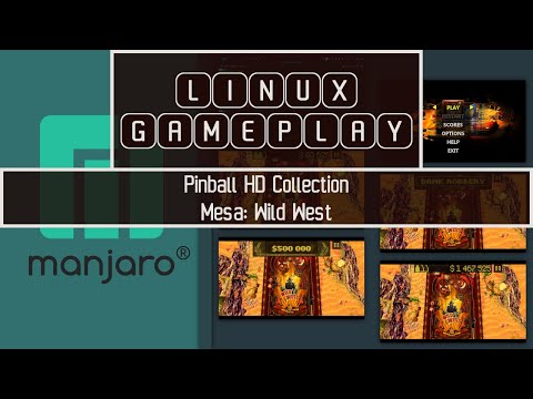 LINUX GAMEPLAY – Jogando Pinball HD Collection Mesa WILD WEST (Steam) #linux #manjaro