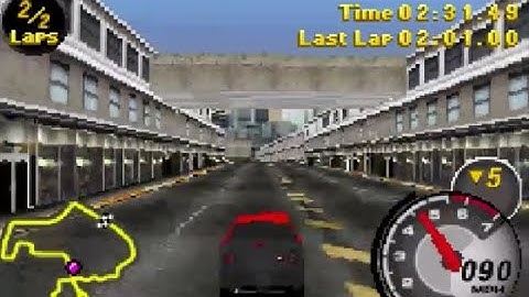 NFS Most Wanted GBA - Part 18 - Race #14 - West Village (Time Trial Multi)