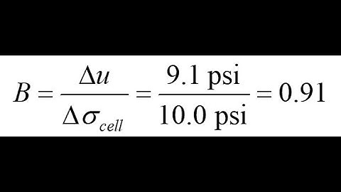 C-U Triaxial Soil Test, Part 3--Consolidation & B-Value Check