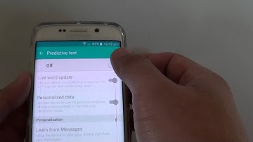Samsung Galaxy S6 Edge: How to Turn Predictive Text On / Off