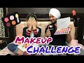 HUBBY does my MAKEUP💄🙃 || Makeup Challenge with Jass || Funny😅 || @Jass Arsh