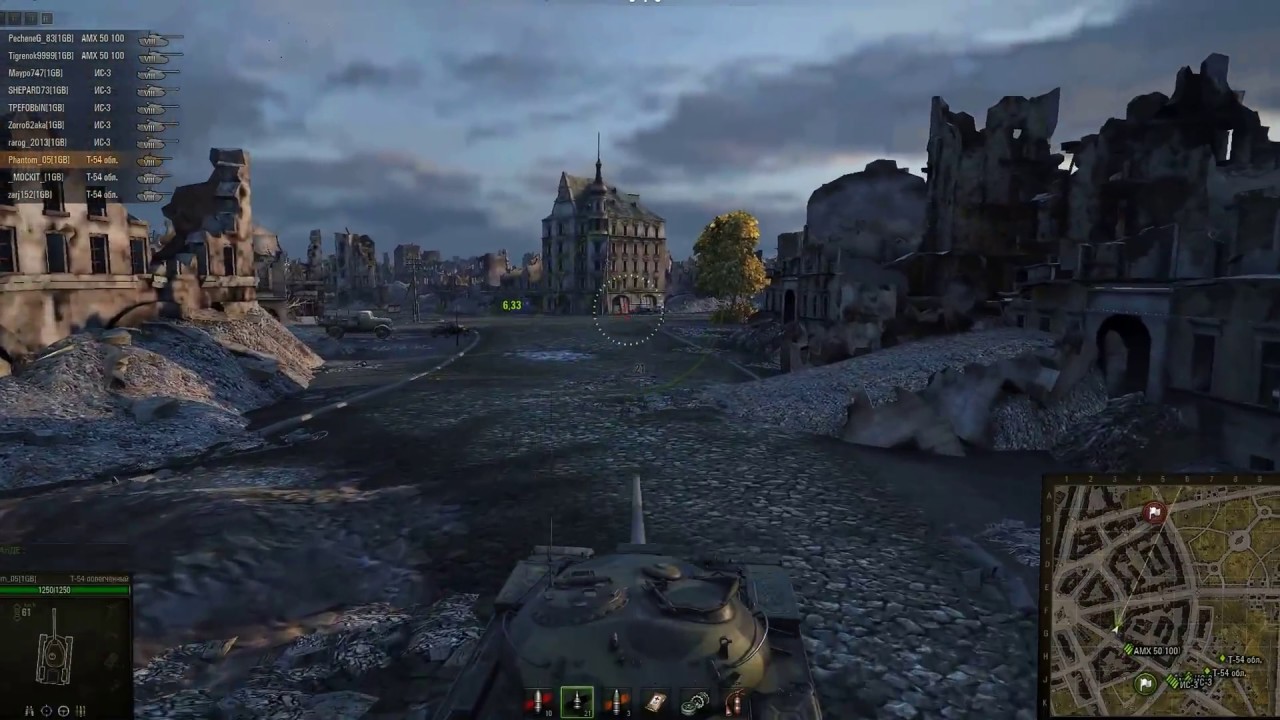 Руинберг мир танков карта