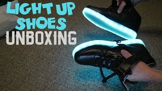 light up shoes led shoes unboxing