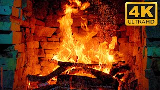 High Quality Christmas Fireplace 4K & Crackling Fire Sounds 3 Hours 🔥🔥 Fireplace Screensaver For Tv