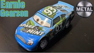 Mattel Disney Pixar Cars Diecast Ernie Gearson Cars 3 Spare Mint Piston Cup Racer Review