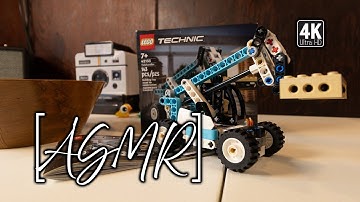 [ASMR] Technic Telehandler - 42133 - Relaxing LEGO Building - No Talking