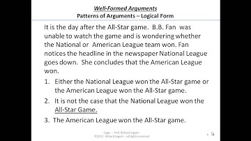 03-3-06-07 Logic Form - The Pattern of An Argument - Another Example