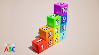 Learn Numbers with Stair Number Cube | Kids TV ABC