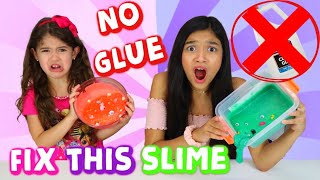 FIX THIS SLIME WITHOUT GLUE!!!!!!!!