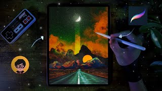🏝 Compositing Images in Procreate to Create Surreal Collage Poster screenshot 2