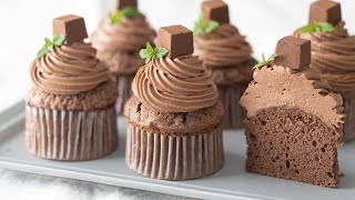 Double Chocolate Cupcakes｜HidaMari Cooking