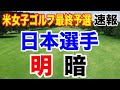 【米女子ゴルフツアー最終予選】Qシリーズ初日の速報