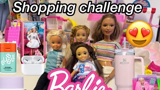 Barbie Shopping Challenge- Buy Anything That Fits In The Basket No Budget