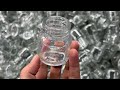 Glass Jar Manufacturing Process | Small Glass Bottle Making Full Factory