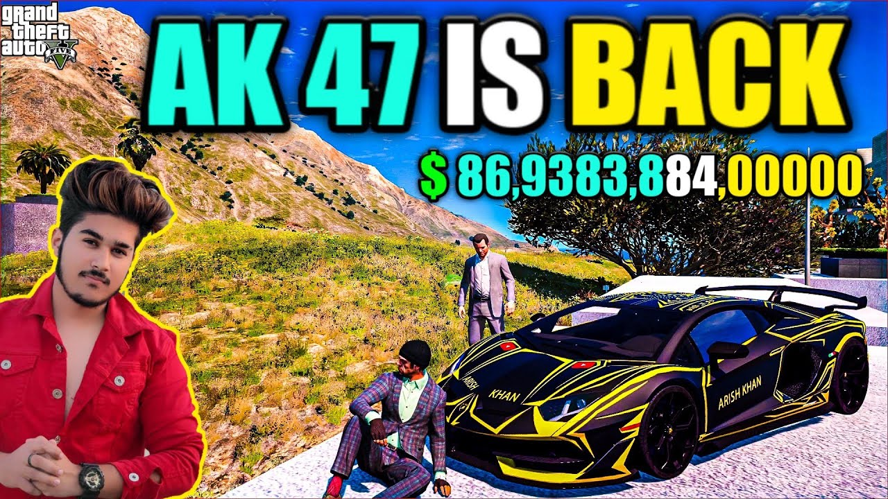 GTA 5 : FRANKLIN AK 47 LAMBORGINI SVJ IS BACK WITH SPECIAL EDITION 🔥🔥❤