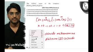 The IUPAC name of the complex \( \left[\mathrm{Pt}\left(\mathrm{NH}...
