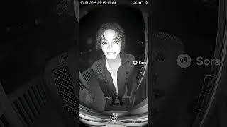 Michael Jackson caught on ring camera  #sora #parody #comedy #animation #dashcam #ringcamera #ai