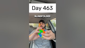 Day 463 of solving the Rubik’s cube blindfolded every single day until I break the National Record