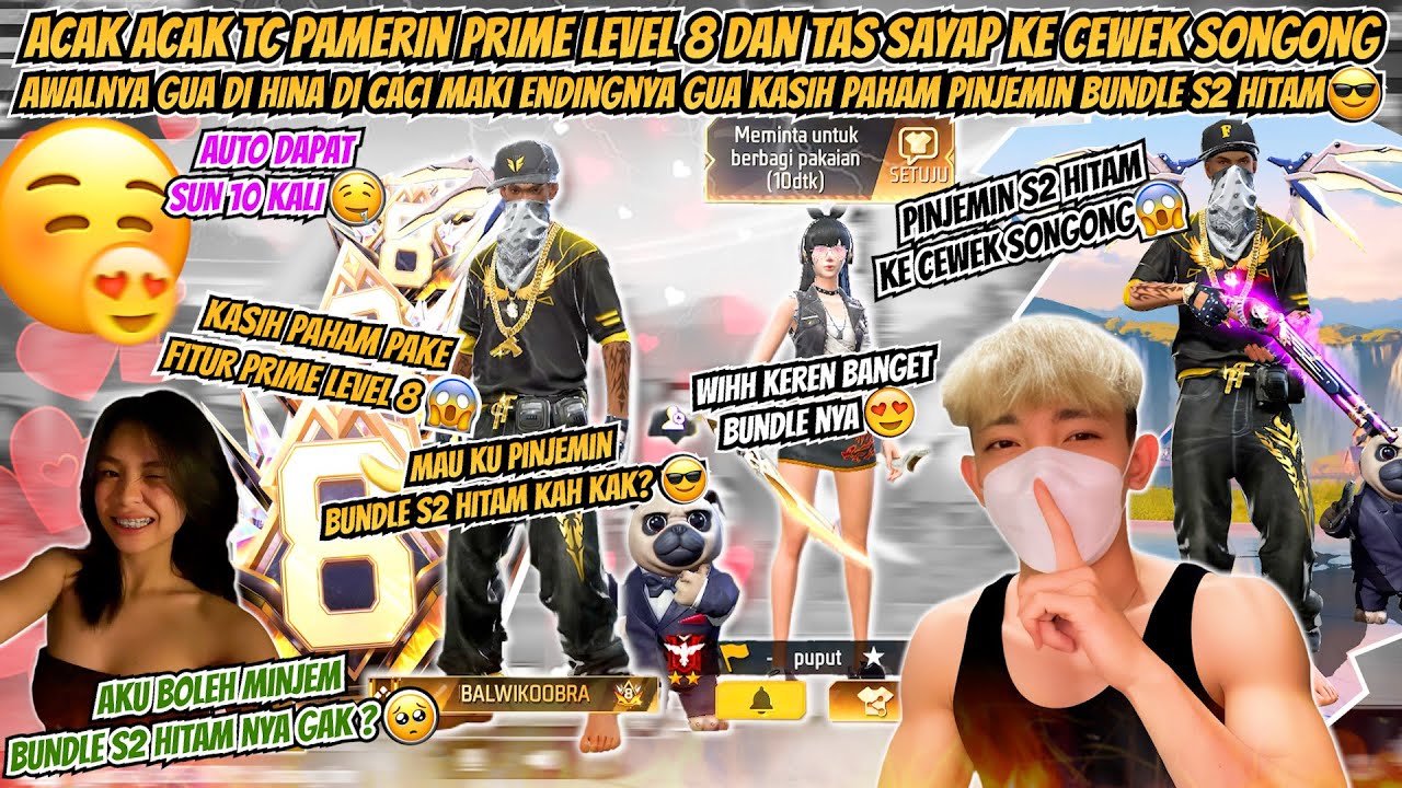 ACAK ACAK TC PAMERIN PRIME LEVEL 8 & TAS SAYAP KE CEWEK SONGONG AUTO GUA PINJEMIN BUNDLE S2 HITAM 😎