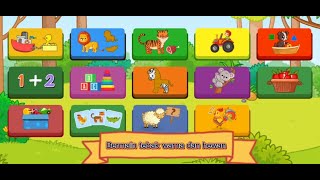 PERMAINAN ANAK BELAJAR TEBAK WARNA DAN HEWAN| GAME KARTUN ANAK BAHASA INDONESIA