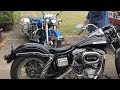 1972 Harley Davidson FLH Electra Glide & 1972 Super Glide