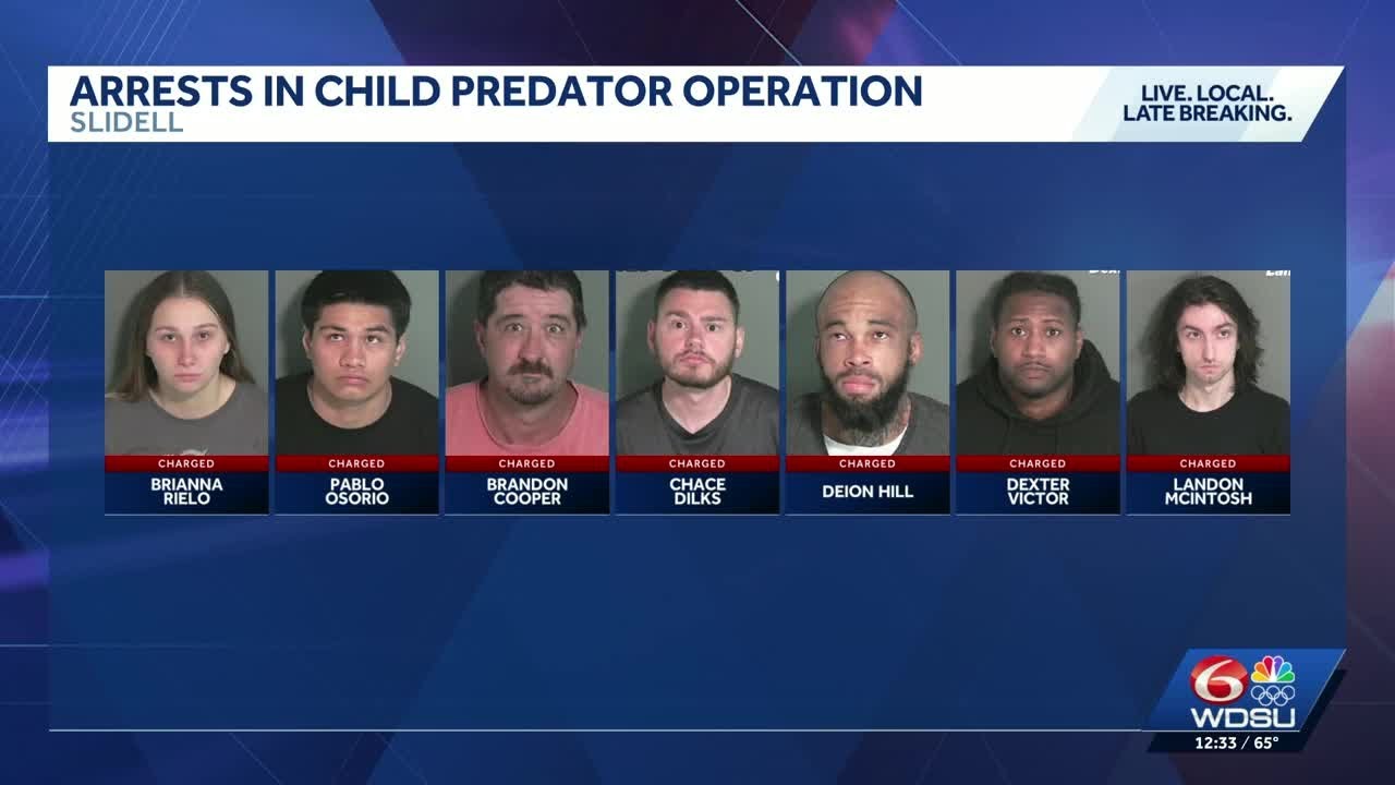 Undercover operation nets child predator arrests in Slidell - YouTube