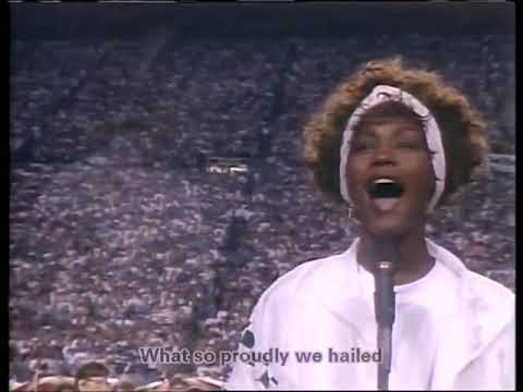 Whitney Houston - Star Spangled Banner Hd