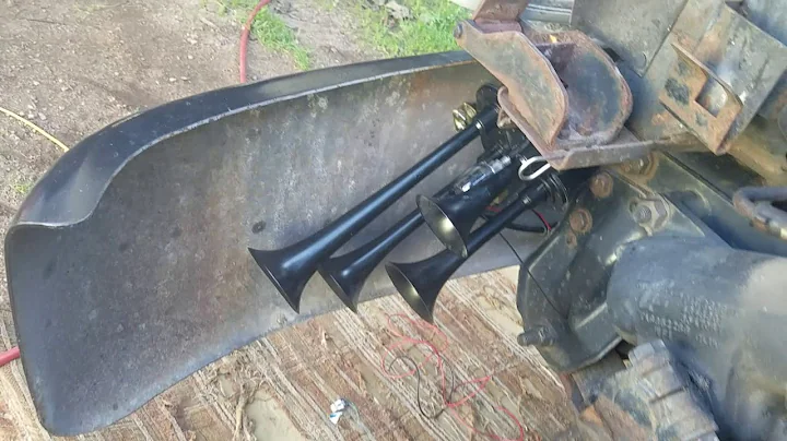 $32 Amazon Air Train Horns Super Loud 150 DB by BH-Motor REVIEW