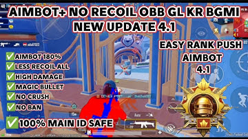 Pubg 4.1 Aimbot 360 ° ⚡️ MAGIC BULLET 100% No recoil obb esp aimbot config GL KR BGMI TW VNG