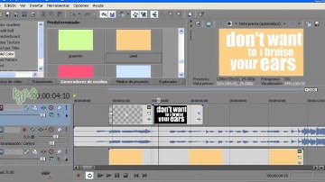 ~Sony Vegas Typography Tutorial (Basic)