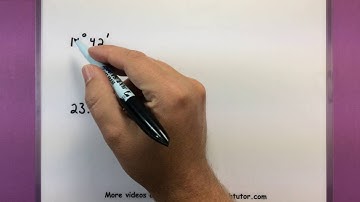 Trigonometry - Find the complement and supplement of an angle
