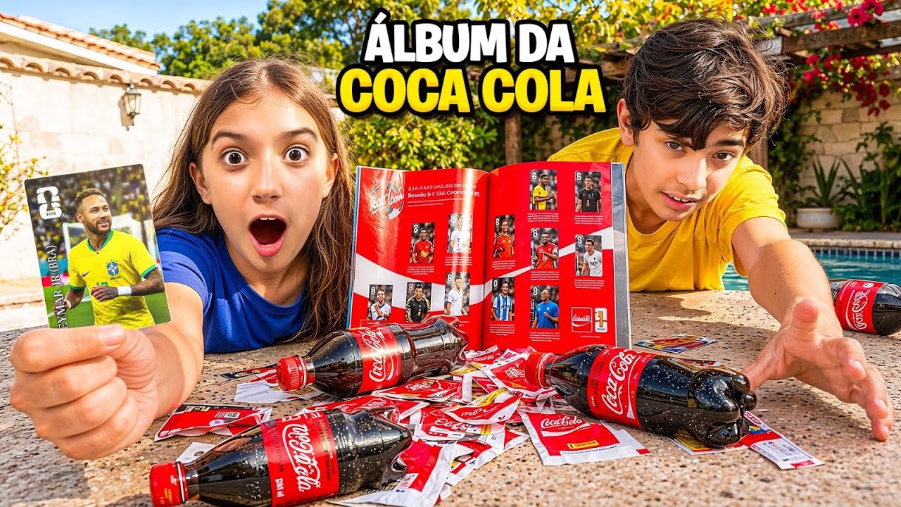 COMPLETEI A PARTE DA COCA COLA NO ÁLBUM DE FIGURINHAS!
